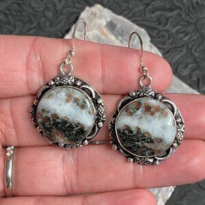 Eudialyte Earrings Stone Crystal Jewelry